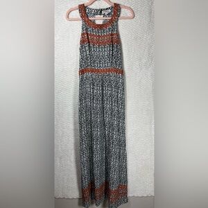 THML Jameson Black & Rust ikatPatterned Sleeveless Maxi Dress. Love love 💕